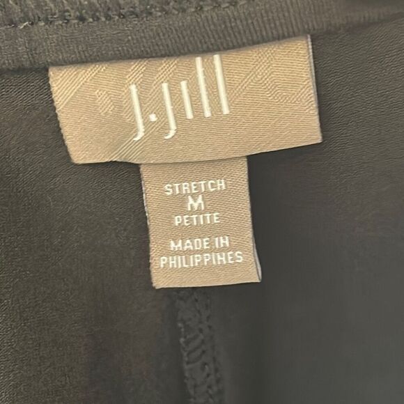 Elegant Black Stretchy‎ Pull-On Straight Leg Pants Trousers - Picture 4 of 5